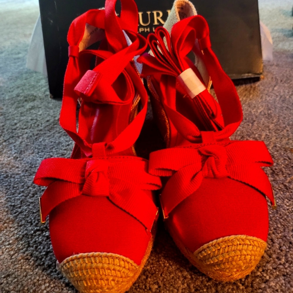 RALPH LAUREN WEDGES